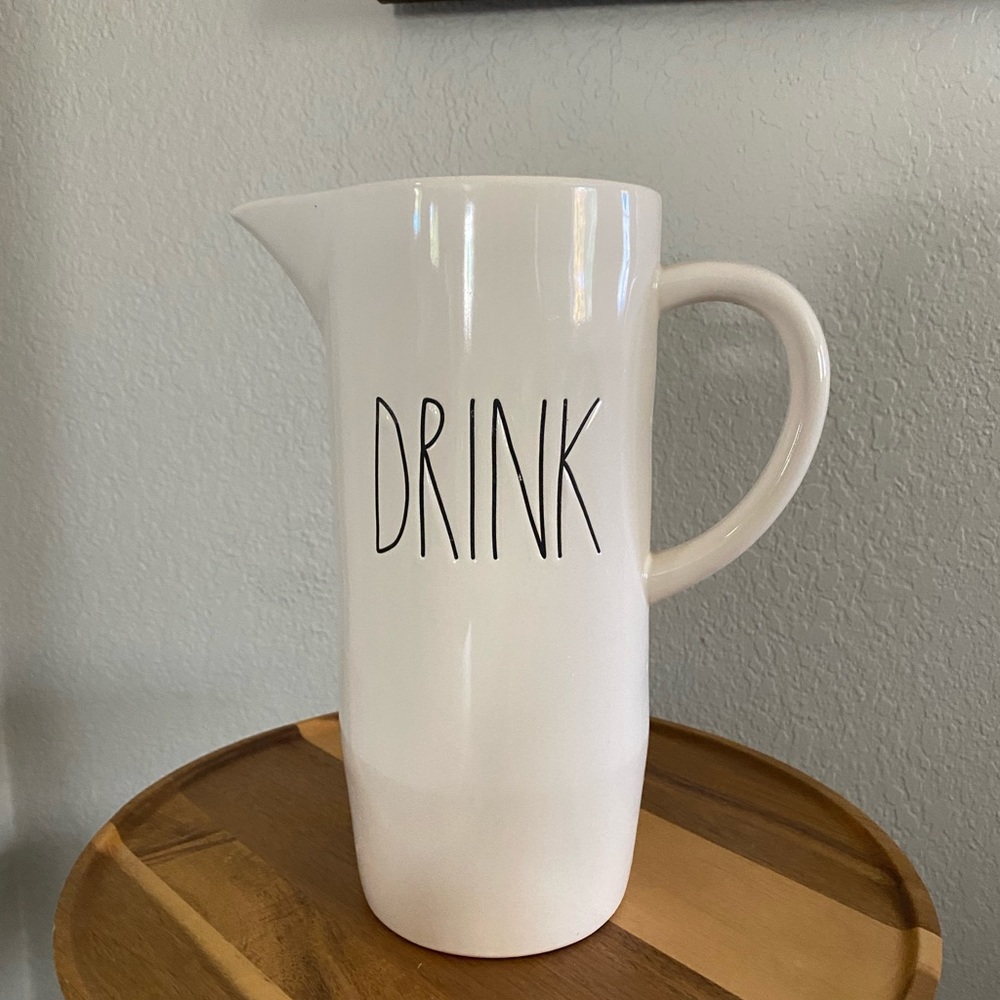 RAE DUNN XL drink pitcher with pour spout